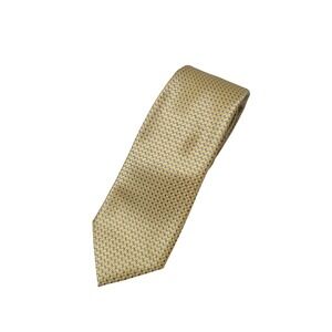Michael Kors Mens Yellow Blue Geometric Diamond Pattern Polyester Necktie 57 In